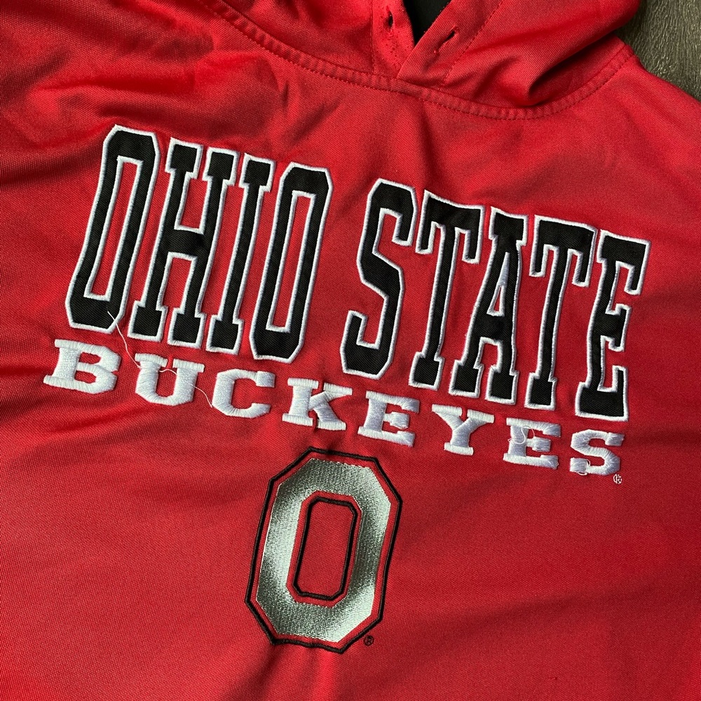 Ohio State University Hoodie Sweatshirt OSU Size Large Mens Embroidered - Picture 2 of 6